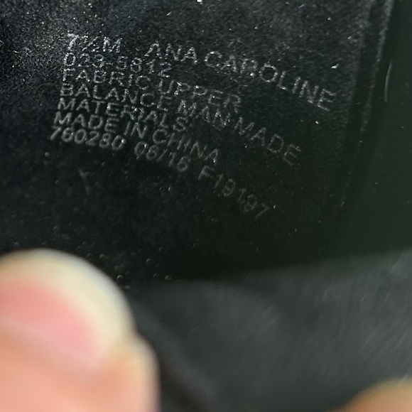 a.n.a Caroline Black Caged Heel with a bit of sparkly Sz-7.5. Ps - Picture 7 of 12